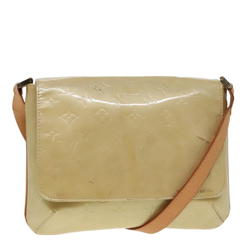 Louis Vuitton Monogram Vernis Thompson Street Bag Beige M91301  92037