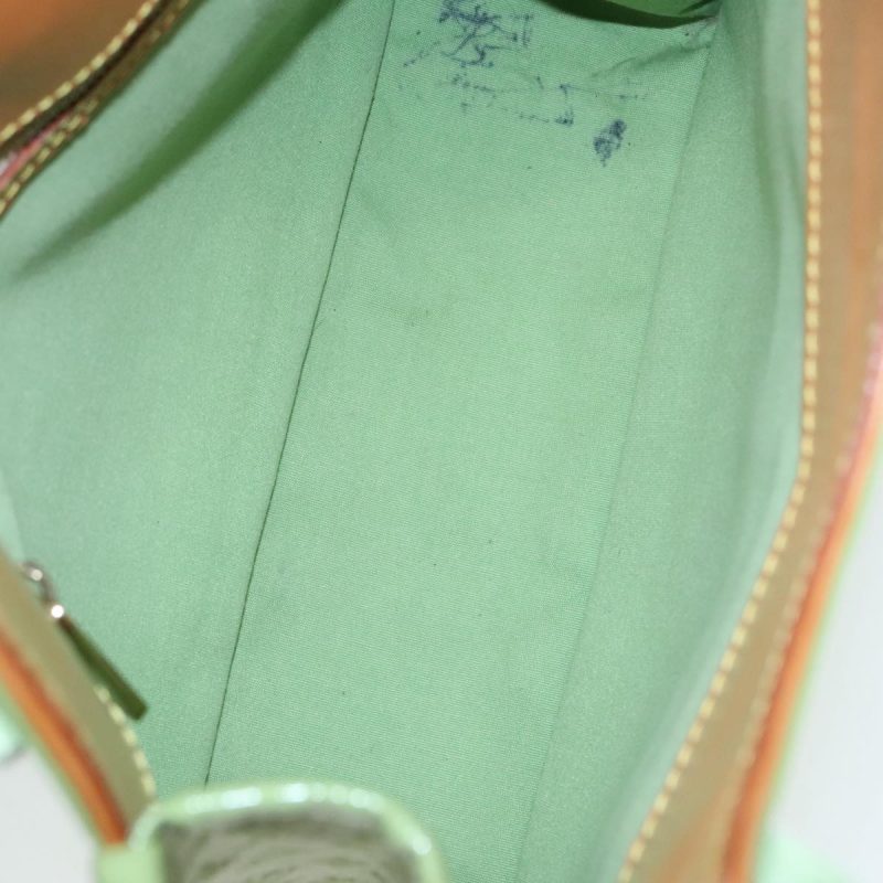 Louis Vuitton Monogram Mini Sac Catline Tote Bag Almond Green M92931 Auth 92044 - Image 10