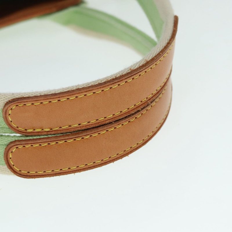 Louis Vuitton Monogram Mini Sac Catline Tote Bag Almond Green M92931 Auth 92044 - Image 7