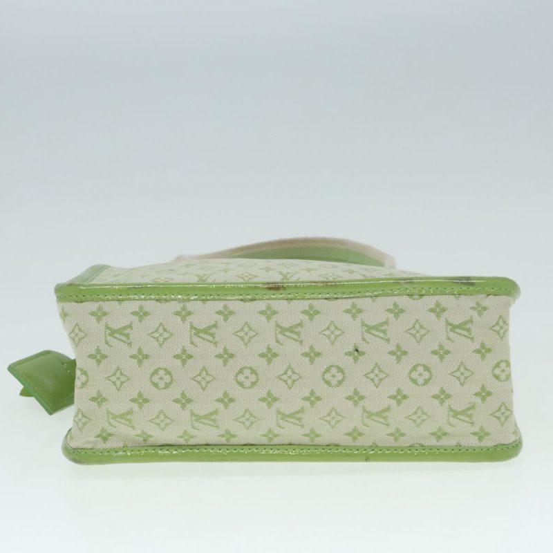Louis Vuitton Monogram Mini Sac Catline Tote Bag Almond Green M92931 Auth 92044 - Image 5