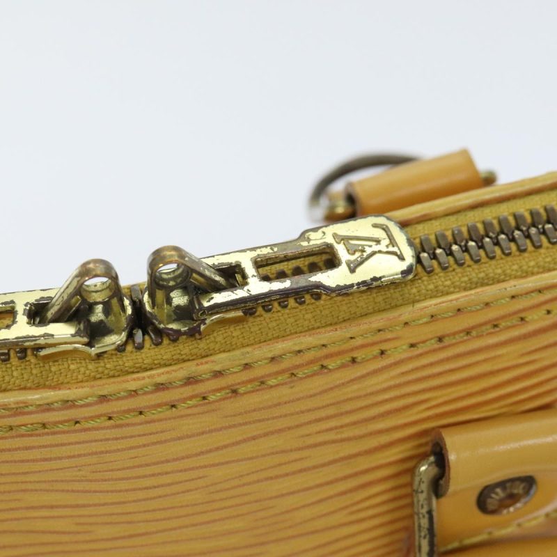 Louis Vuitton Epi Alma Hand Bag Yellow M52149  92048 - Image 10