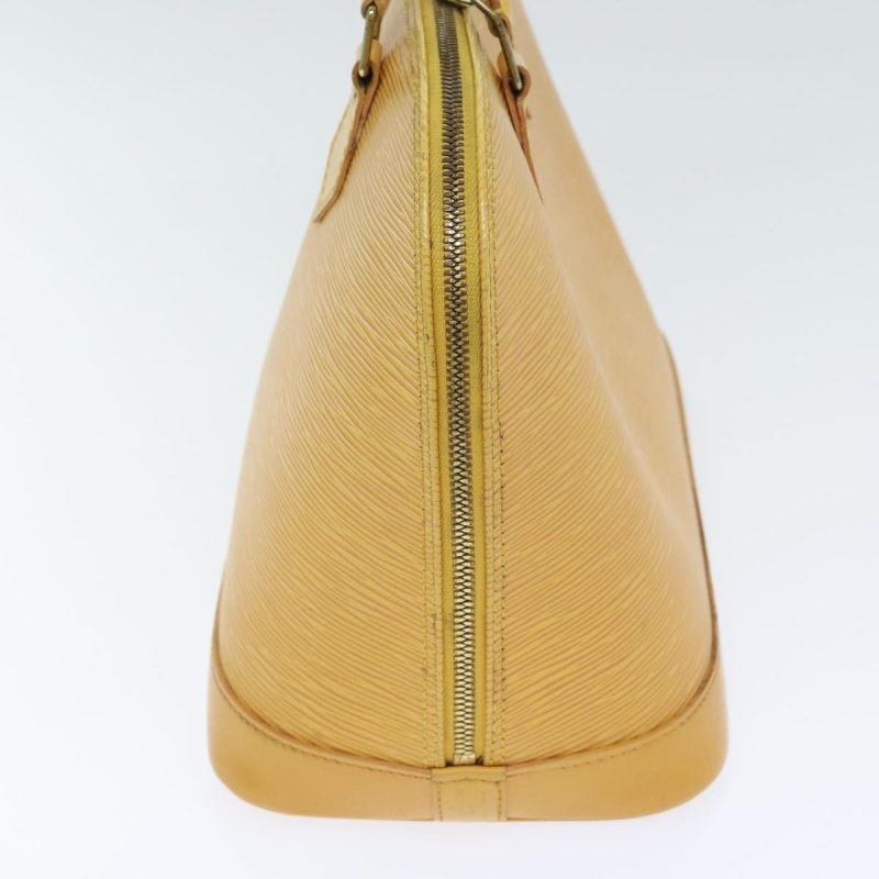 Louis Vuitton Epi Alma Hand Bag Yellow M52149  92048 - Image 4