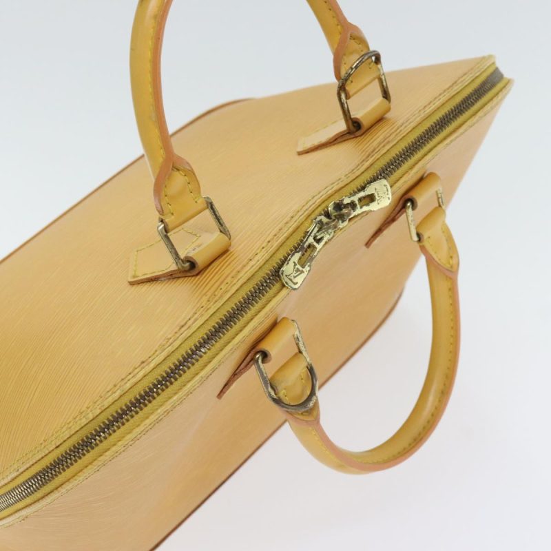 Louis Vuitton Epi Alma Hand Bag Yellow M52149  92048 - Image 6