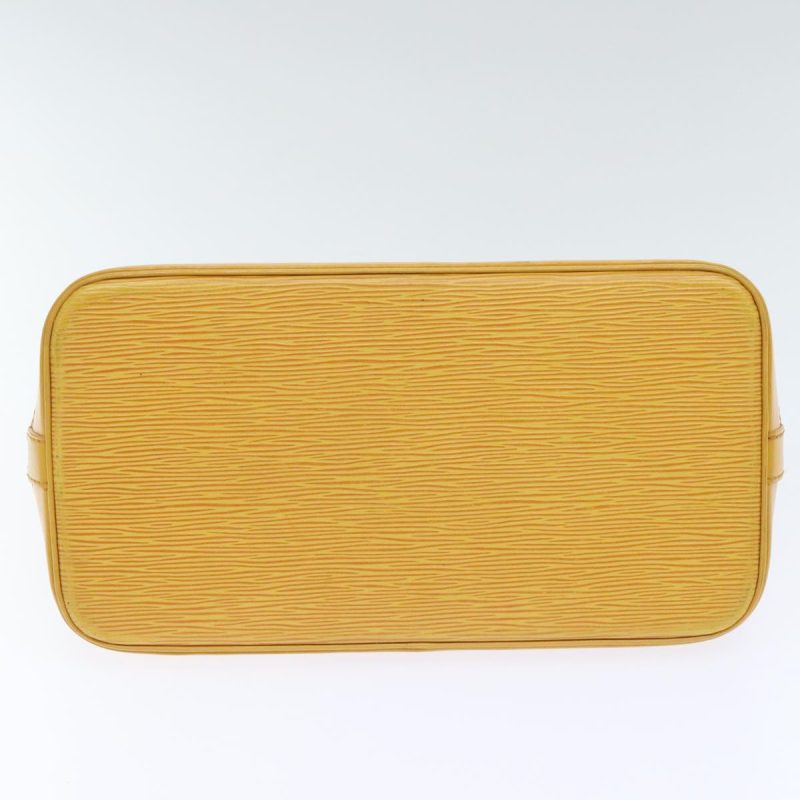 Louis Vuitton Epi Alma Hand Bag Yellow M52149  92048 - Image 5