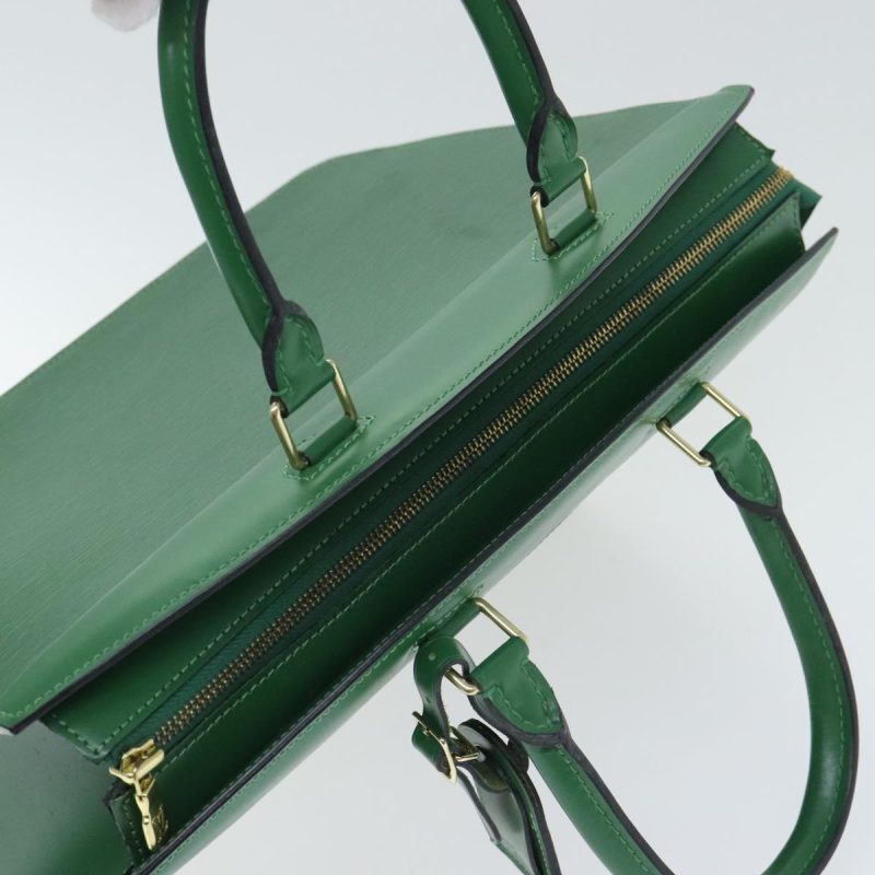 Louis Vuitton Epi Riviera Hand Bag Green M48184  92055 - Image 6