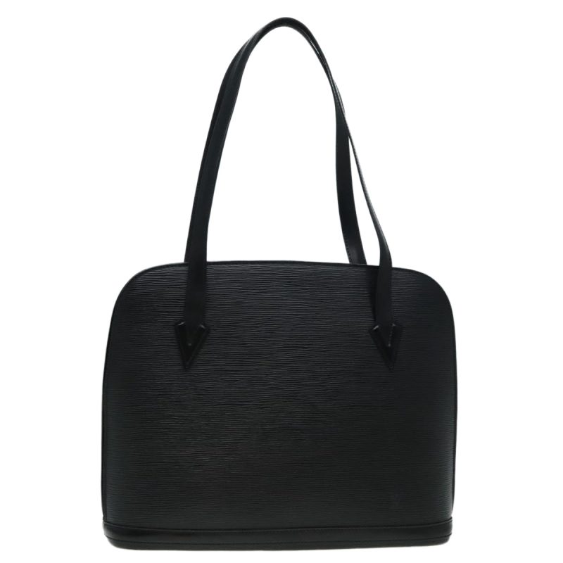 Louis Vuitton Epi Lussac Shoulder Bag Black M52282  92056