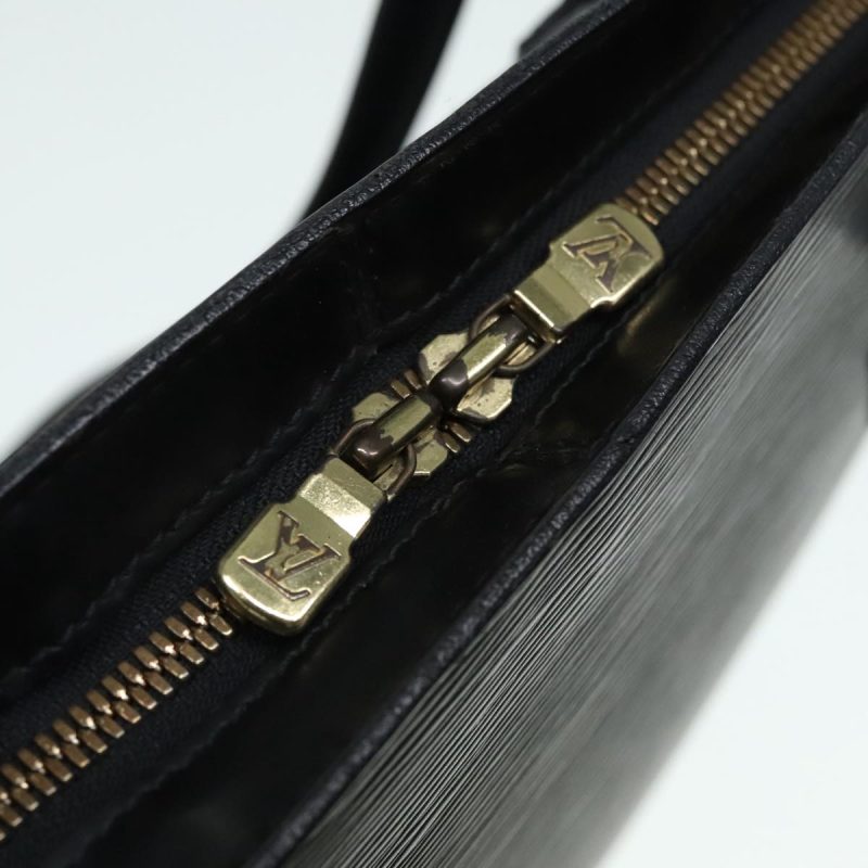 Louis Vuitton Epi Lussac Shoulder Bag Black M52282  92056 - Image 10