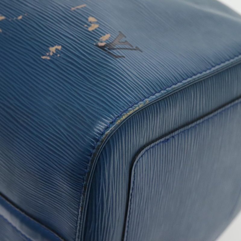 Louis Vuitton Epi Keepall 45 Boston Bag Blue M42975  92059 - Image 9