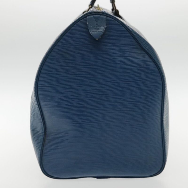 Louis Vuitton Epi Keepall 45 Boston Bag Blue M42975  92059 - Image 3