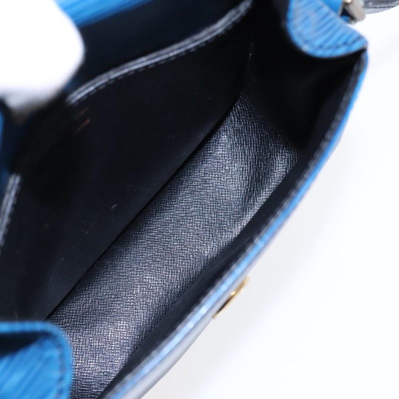 Louis Vuitton Epi Saint Cloud PM Shoulder Bag Blue M52195  92182 - Image 10