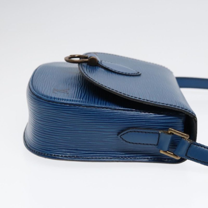 Louis Vuitton Epi Saint Cloud PM Shoulder Bag Blue M52195  92182 - Image 3