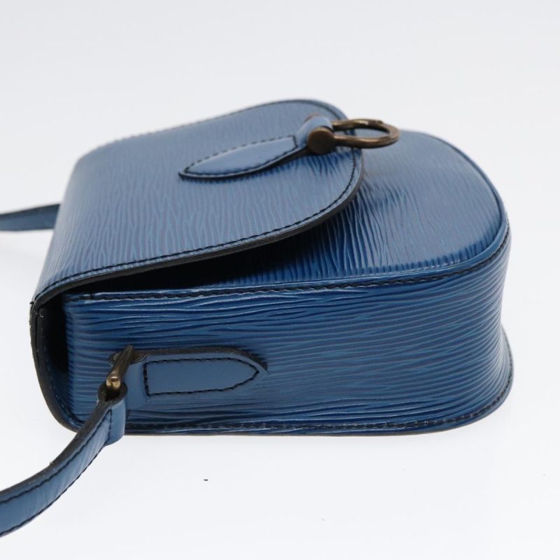 Louis Vuitton Epi Saint Cloud PM Shoulder Bag Blue M52195  92182 - Image 4