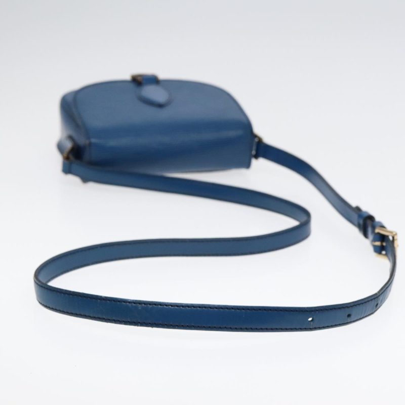 Louis Vuitton Epi Saint Cloud PM Shoulder Bag Blue M52195  92182 - Image 7