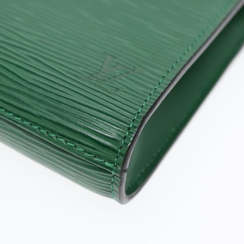 Louis Vuitton Epi Art Deco Clutch Bag Green M52634  92192 - Image 8