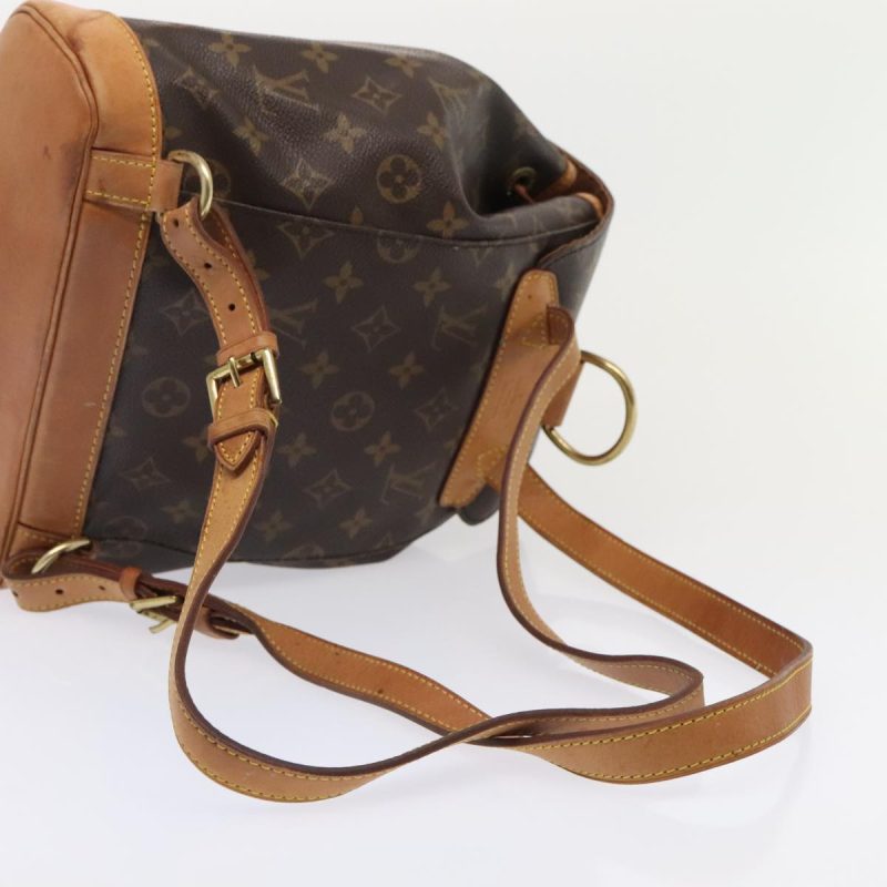 Louis Vuitton Monogram Montsouris MM Backpack M51136  92197 - Image 8