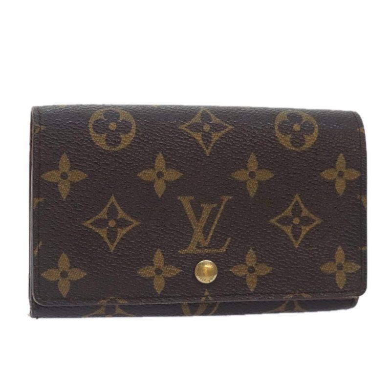 Louis Vuitton Monogram Portefeuille Tresol Wallet M61736  92212