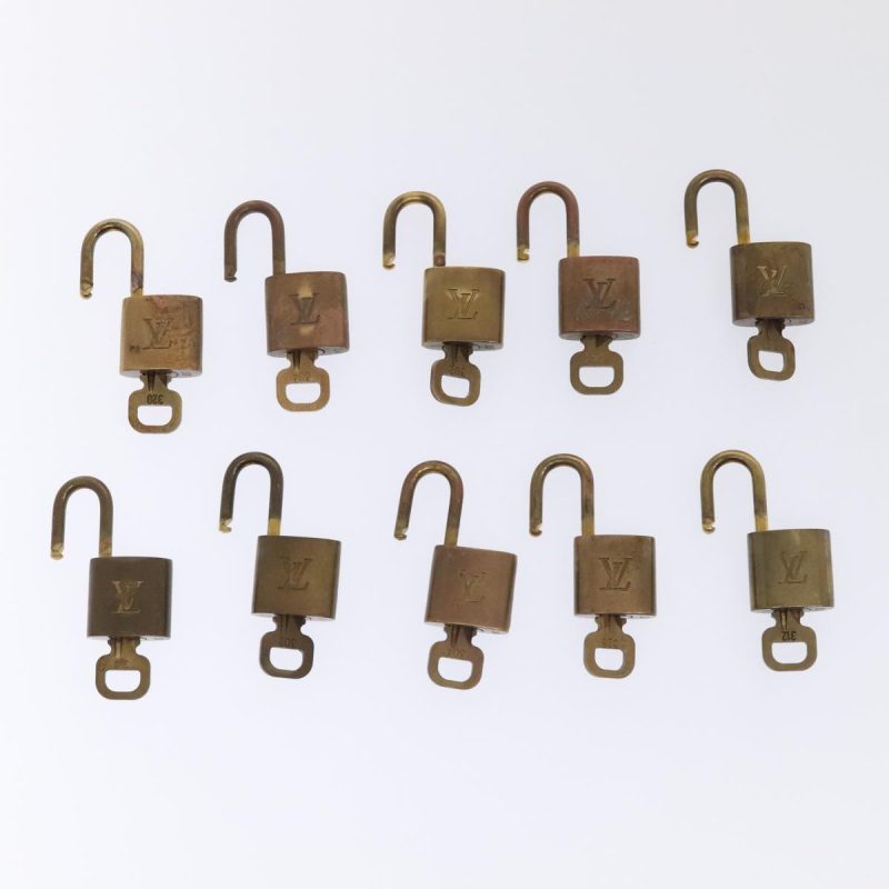 Louis Vuitton Padlock 10set metal Gold Tone  92213 - Image 8