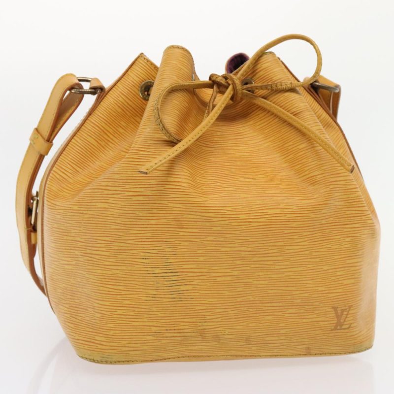 Louis Vuitton Epi Petit Noe Shoulder Bag Yellow M44102  92219