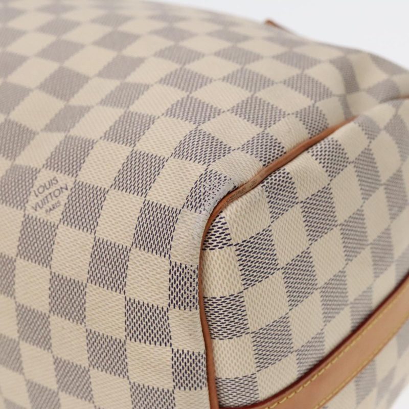 Louis Vuitton Damier Azur Speedy Bandouliere 30 Hand Bag 2way N41052 Auth 92234 - Image 9