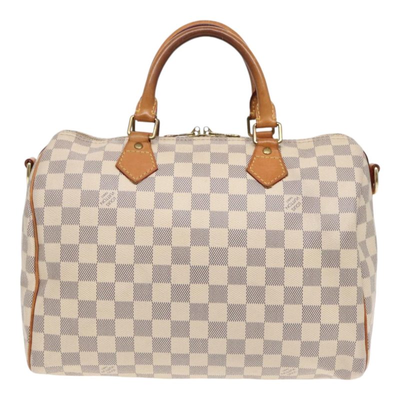 Louis Vuitton Damier Azur Speedy Bandouliere 30 Hand Bag 2way N41052 Auth 92234 - Image 2