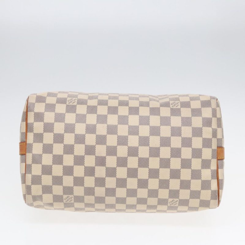 Louis Vuitton Damier Azur Speedy Bandouliere 30 Hand Bag 2way N41052 Auth 92234 - Image 5