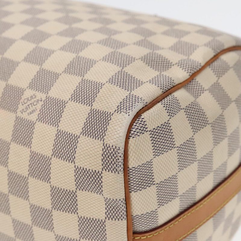 Louis Vuitton Damier Azur Speedy Bandouliere 30 Hand Bag 2way N41052 Auth 92235 - Image 9