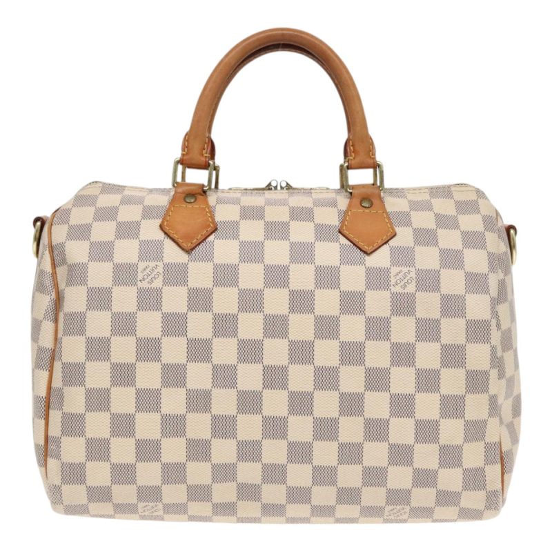 Louis Vuitton Damier Azur Speedy Bandouliere 30 Hand Bag 2way N41052 Auth 92235 - Image 2
