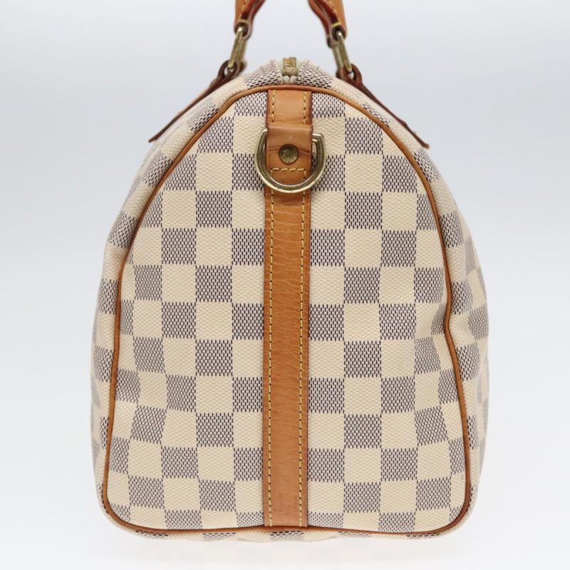 Louis Vuitton Damier Azur Speedy Bandouliere 30 Hand Bag 2way N41052 Auth 92235 - Image 3