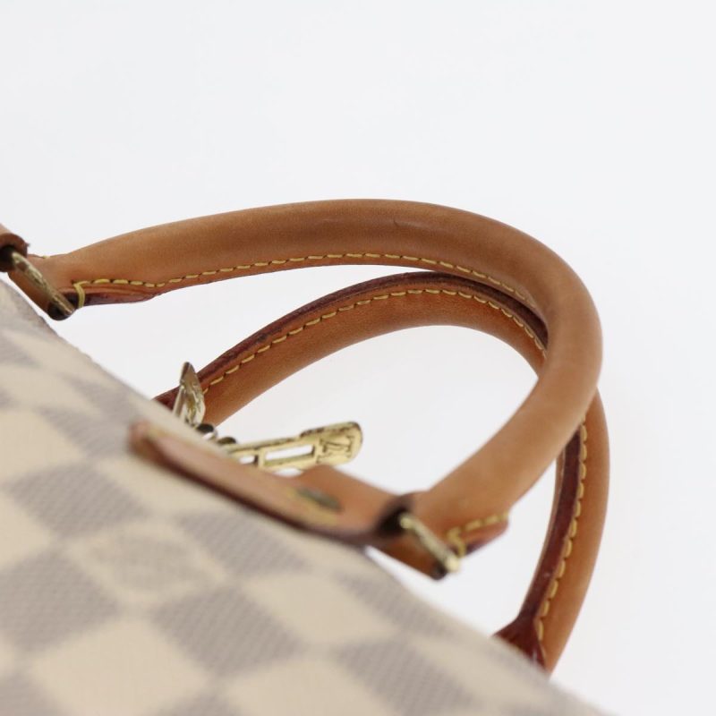 Louis Vuitton Damier Azur Speedy Bandouliere 30 Hand Bag 2way N41052 Auth 92235 - Image 8