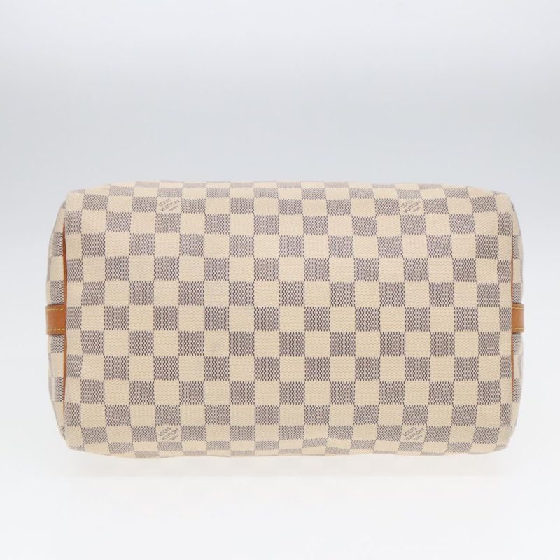 Louis Vuitton Damier Azur Speedy Bandouliere 30 Hand Bag 2way N41052 Auth 92235 - Image 5