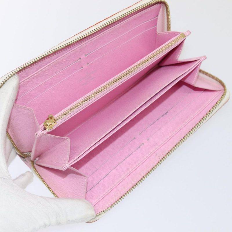 Louis Vuitton Monogram Multicolor Zippy Wallet White M60241  92281 - Image 9