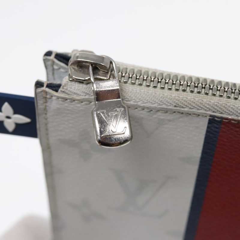 Louis Vuitton Monogram White Pochette Jules PM Clutch Bag M61745  92286 - Image 9