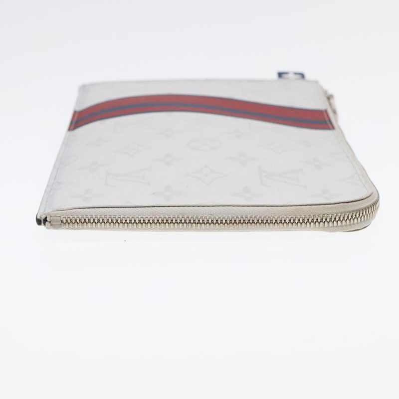 Louis Vuitton Monogram White Pochette Jules PM Clutch Bag M61745  92286 - Image 3