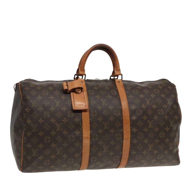 Louis Vuitton Monogram Keepall 55 Boston Bag M41424  92348