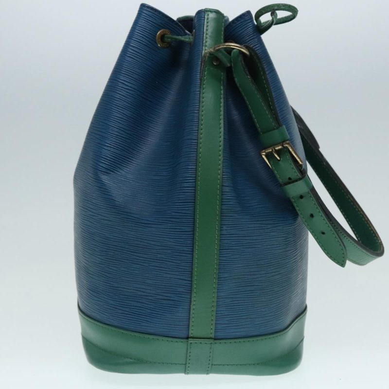 Louis Vuitton Epi Noe Shoulder Bag Bicolor Green Blue M44044  92353 - Image 4