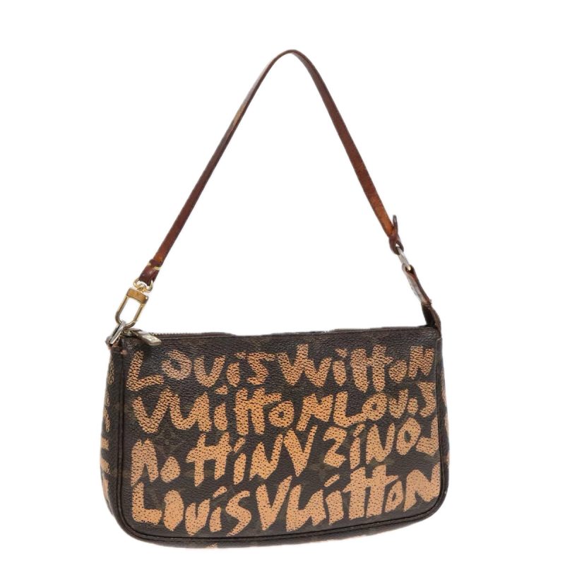 Louis Vuitton Monogram Graffiti Pochette Accessoires Orange M92193  92420
