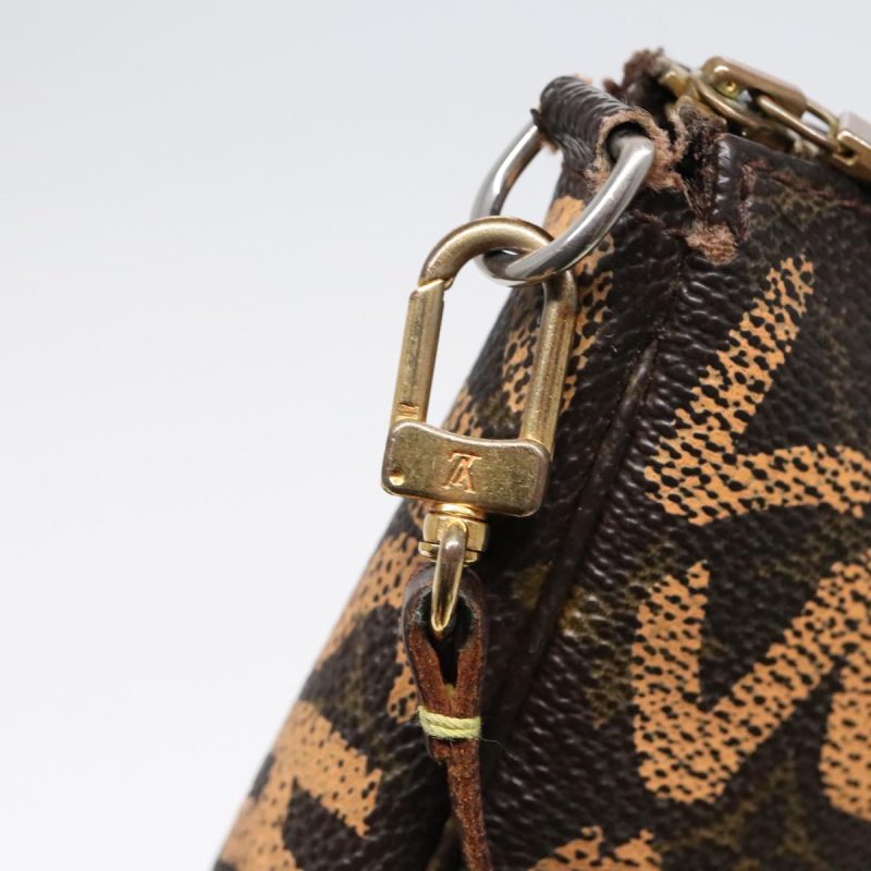 Louis Vuitton Monogram Graffiti Pochette Accessoires Orange M92193  92420 - Image 9
