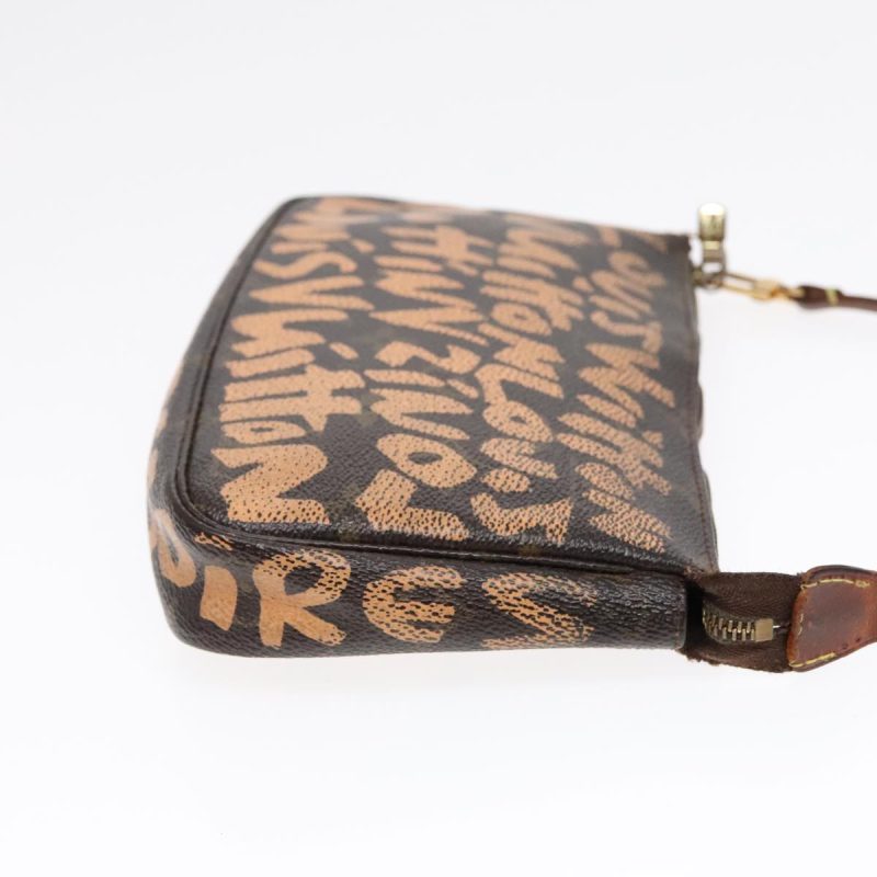 Louis Vuitton Monogram Graffiti Pochette Accessoires Orange M92193  92420 - Image 3