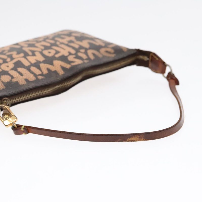 Louis Vuitton Monogram Graffiti Pochette Accessoires Orange M92193  92420 - Image 6