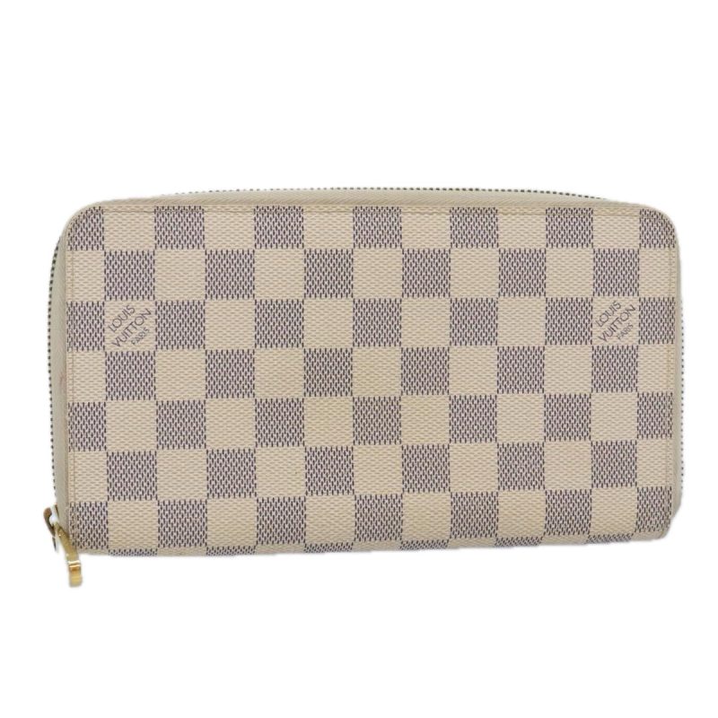 Louis Vuitton Damier Azur Zippy Organizer Long Wallet N60012  92424