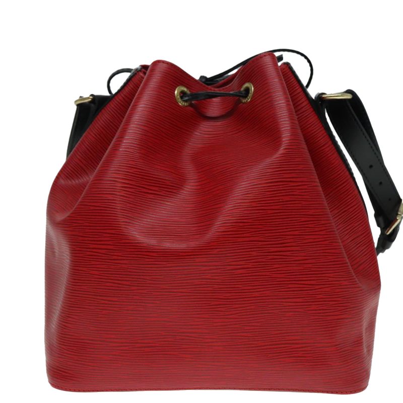 Louis Vuitton Epi Petit Noe Shoulder Bag By color Black Red M44172  92487 - Image 2
