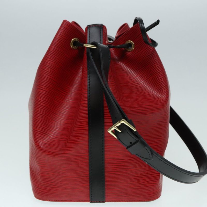 Louis Vuitton Epi Petit Noe Shoulder Bag By color Black Red M44172  92487 - Image 4