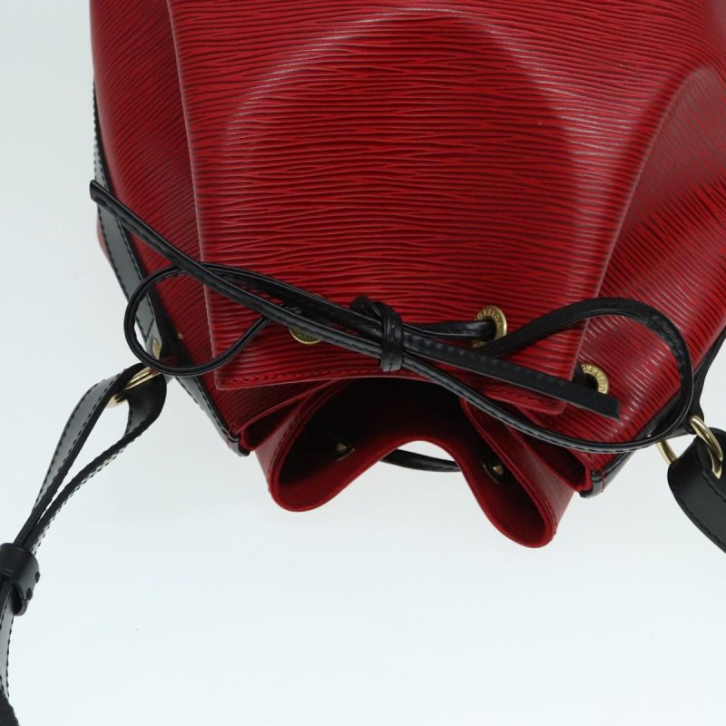 Louis Vuitton Epi Petit Noe Shoulder Bag By color Black Red M44172  92487 - Image 6