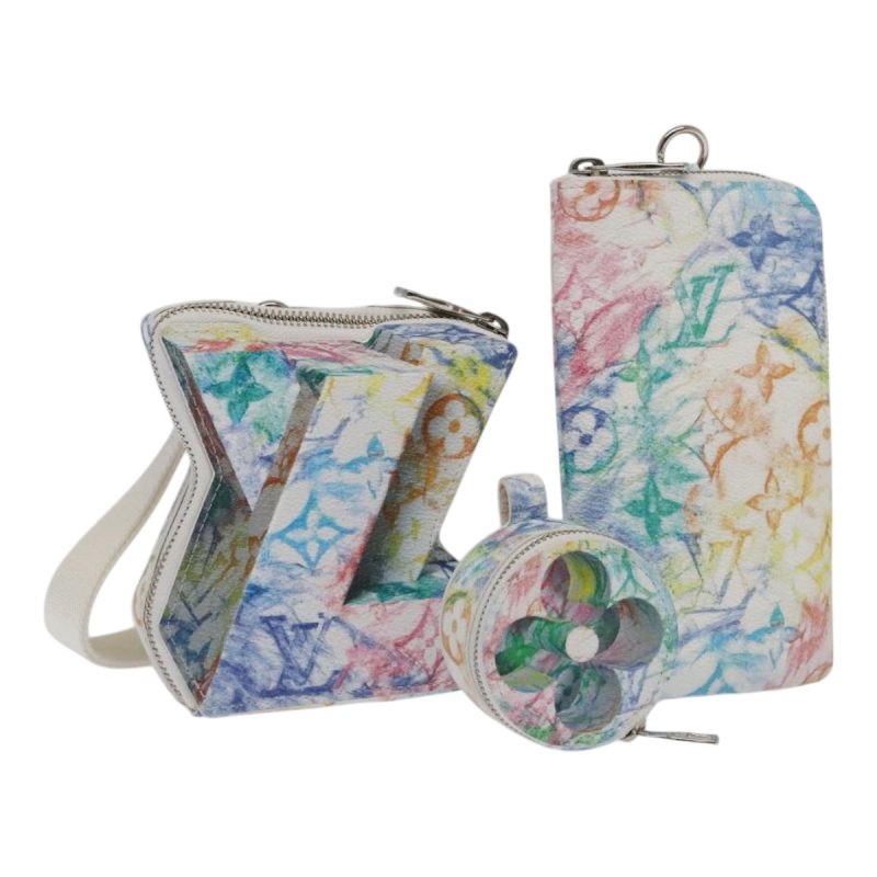 Louis Vuitton Monogram Pastel Colors LV Block Multicolor M57277  92530S