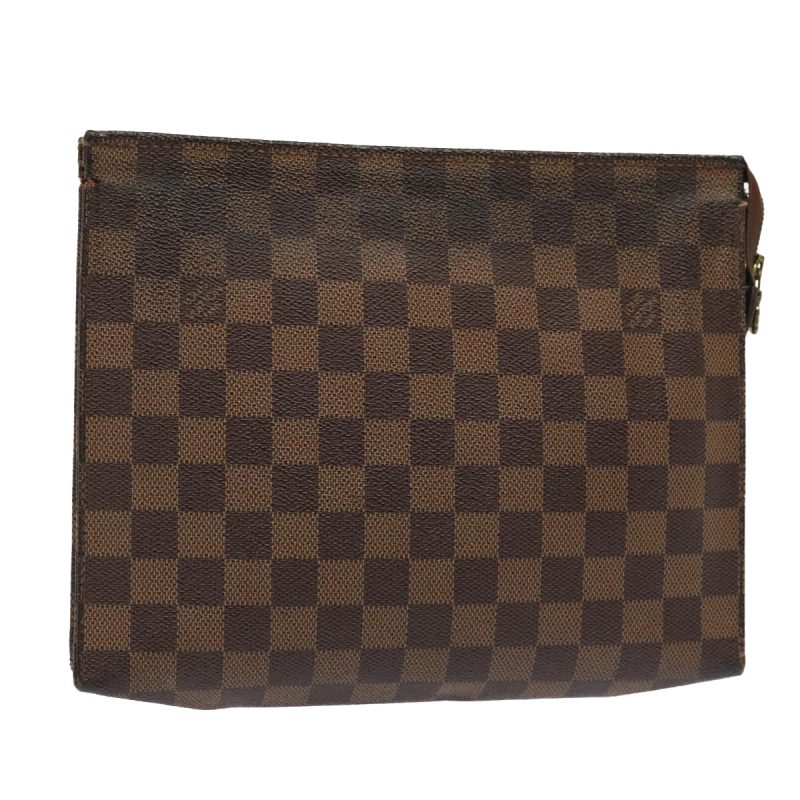 Louis Vuitton Damier Ebene Poche Toilette 26 Pouch N47543  92552
