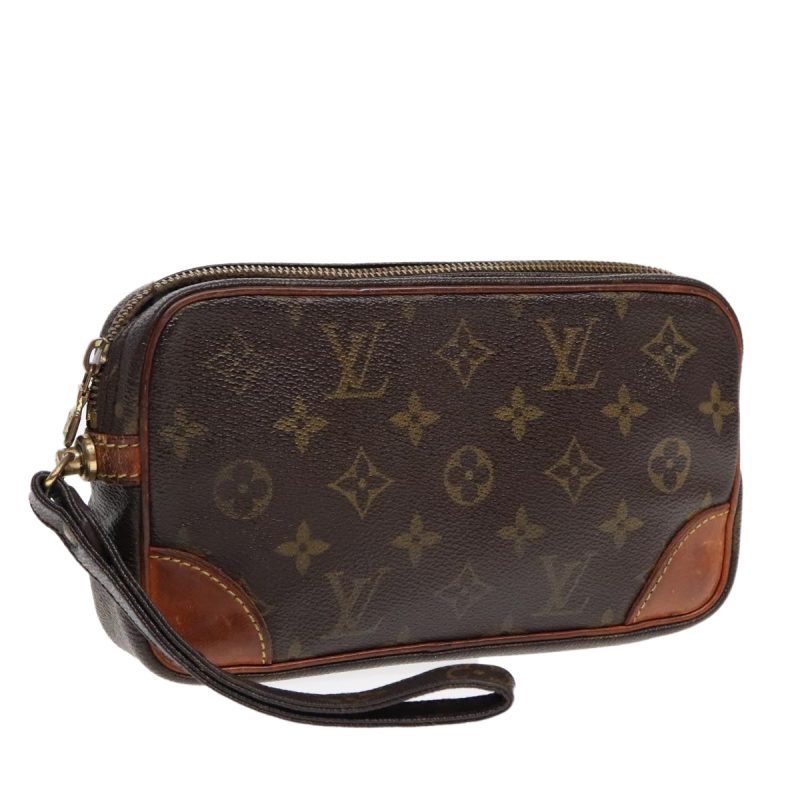 Louis Vuitton Monogram Marly Dragonne PM Clutch Bag M51827  92621
