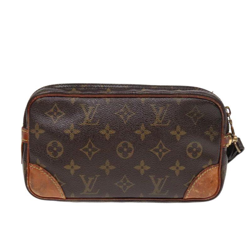 Louis Vuitton Monogram Marly Dragonne PM Clutch Bag M51827  92621 - Image 2