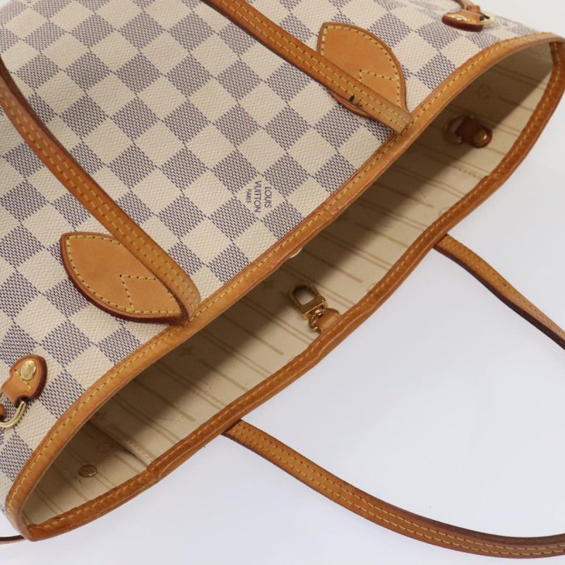 Louis Vuitton Damier Azur Neverfull PM Tote Bag N41362  92667 - Image 6