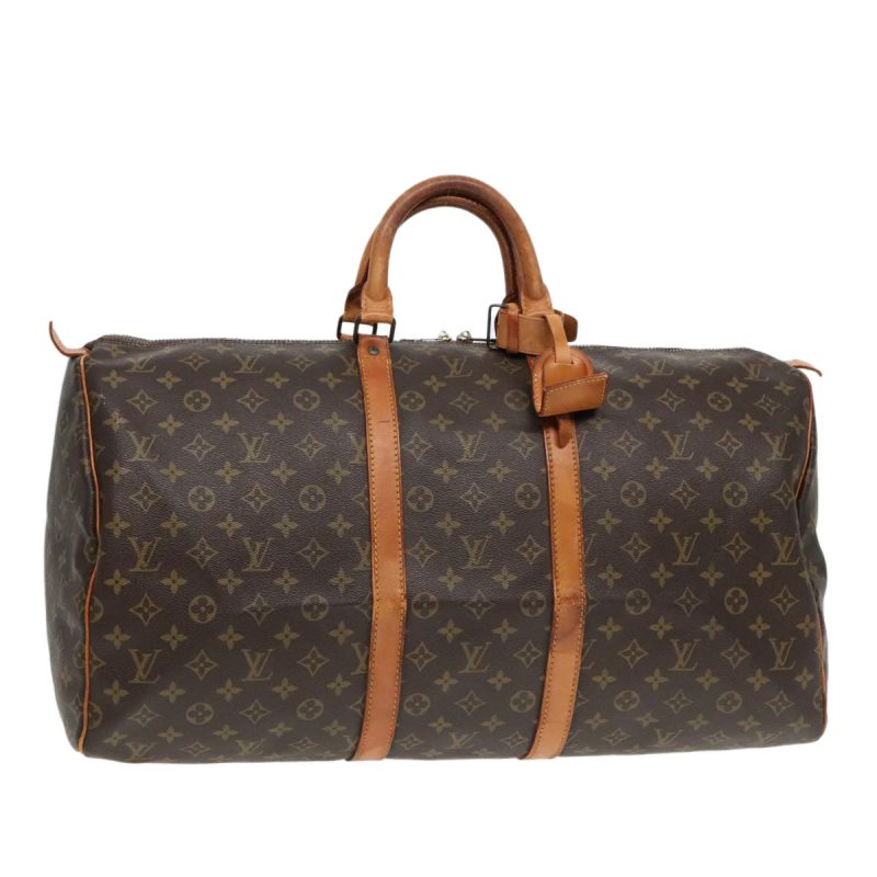 Louis Vuitton Monogram Keepall 55 Boston Bag M41424  92672