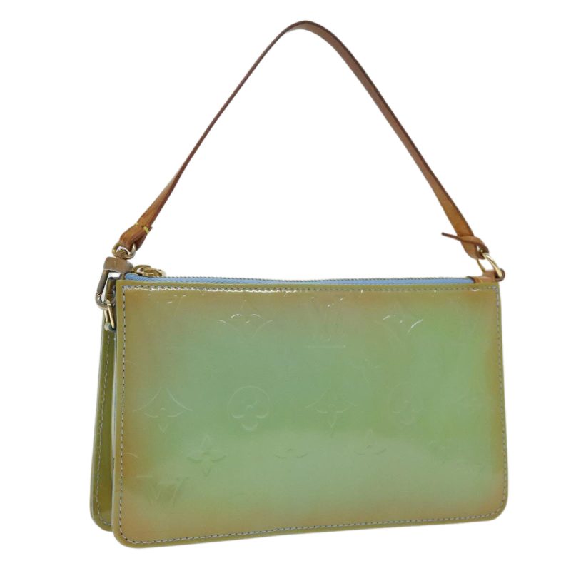 Louis Vuitton Monogram Vernis Lexington Pouch Baby Blue M91011  92709